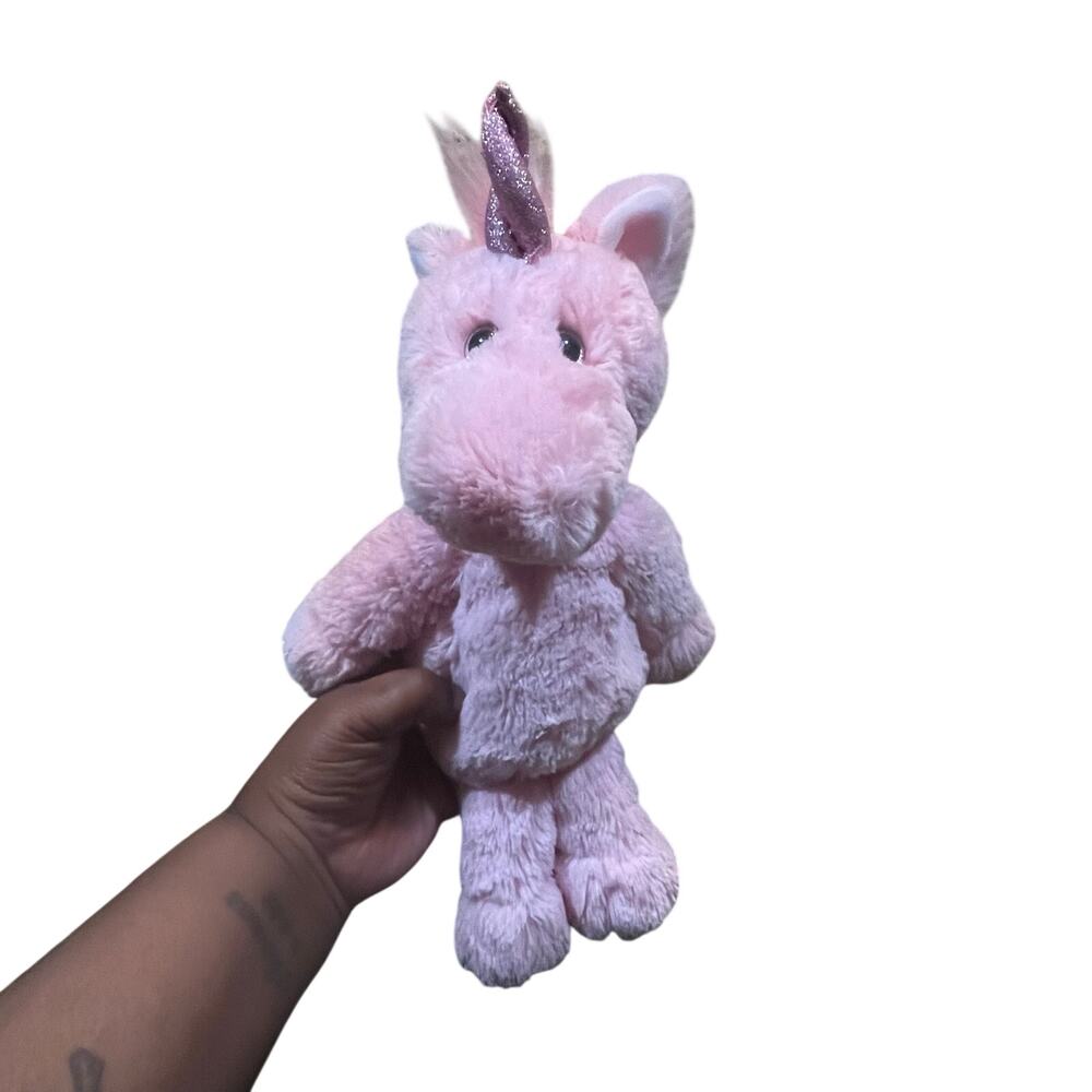 Ty Attic Treasures Collection Estelle Pink Unicorn Plush Bean Stuffed 2018 14"